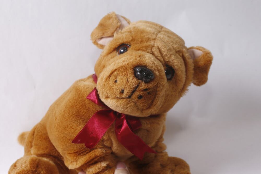 Chinese Shar-Pei Puppy Plush Dog Realistic Stuffed Animal ~ 260914-WH 1358
